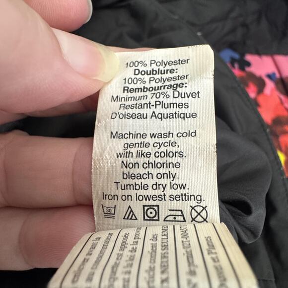 J.Crew Jacket Womens Small Black Quilted Down Puffer Stand Collar Style 97326 - Picture 7 of 10